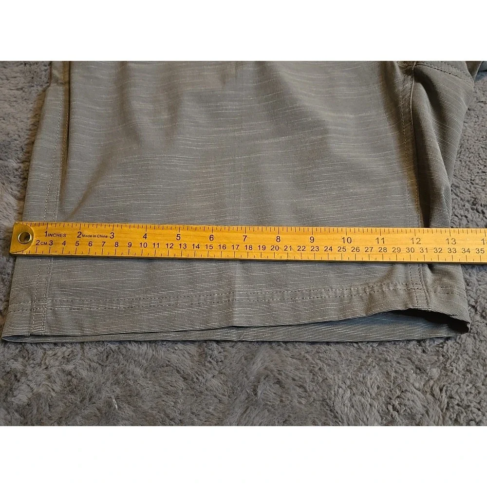 Weekender Casual Life Mens 42 Gray Golf Shorts Stretch Flat Front Performance